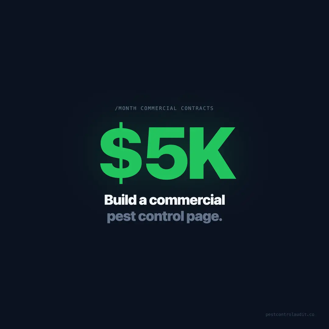 How to Build a Commercial Pest Control Page
