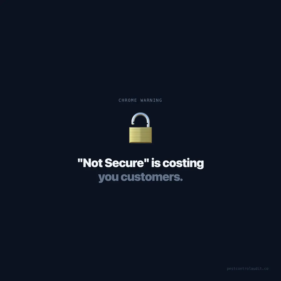 'Not Secure' Is Costing You Customers
